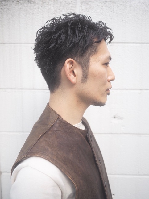 MEN`S ショート　クール系パーマスタイル